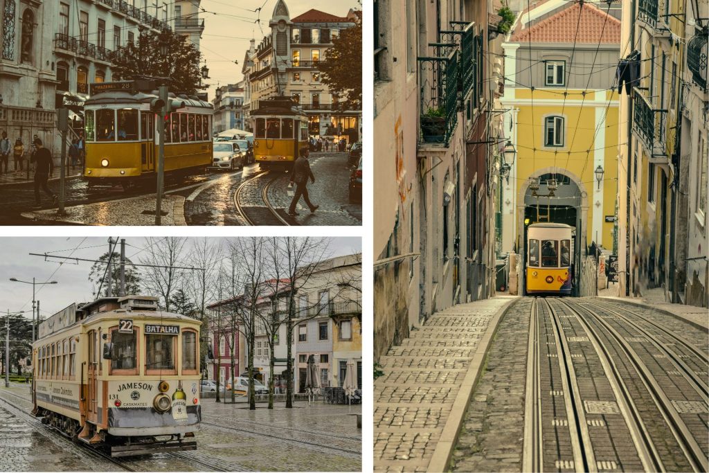 Transporte público en Portugal.