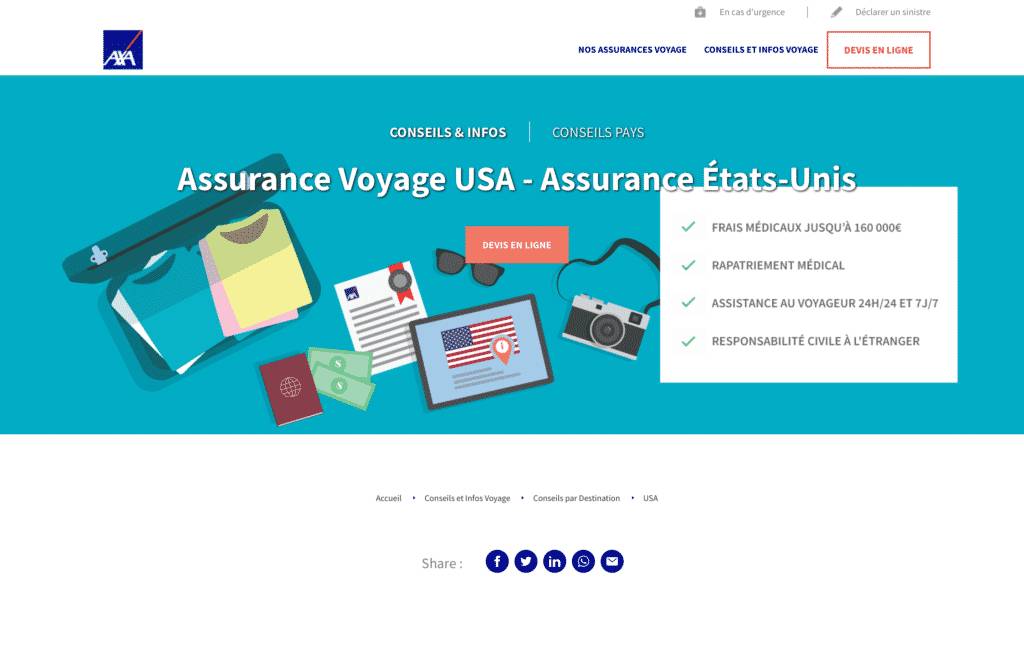assurance voyage usa internet holafly