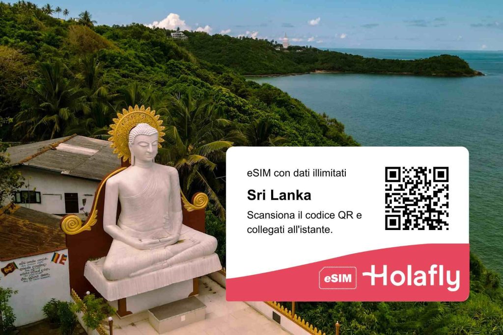 scheda eSIM per lo Sri Lanka di Holafly