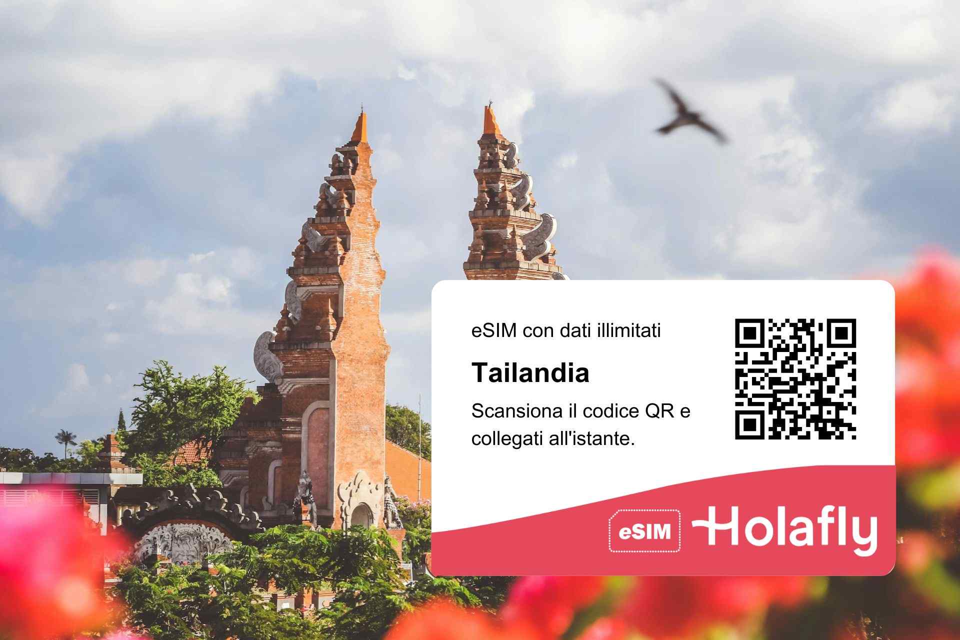 scheda eSIM per l'Indonesia di Holafly