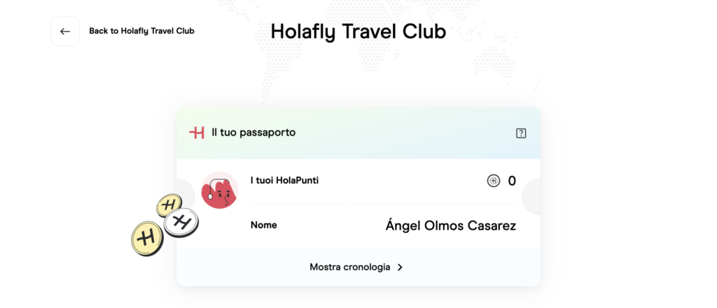 holafly travel club, holacoins
