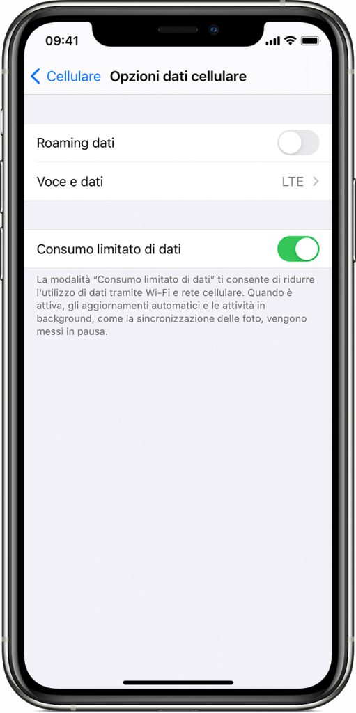 Passo a Passo come disattivare l'opzione di salvataggio dei dati su un dispositivo iPhone