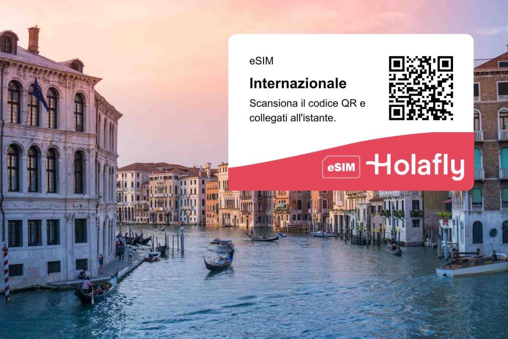 scheda eSIM internazionale di Holafly