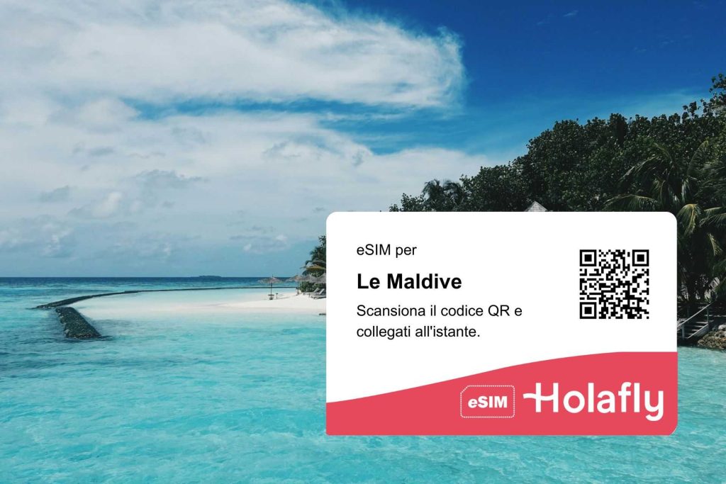 scheda eSIM per Le Maldive di Holafly