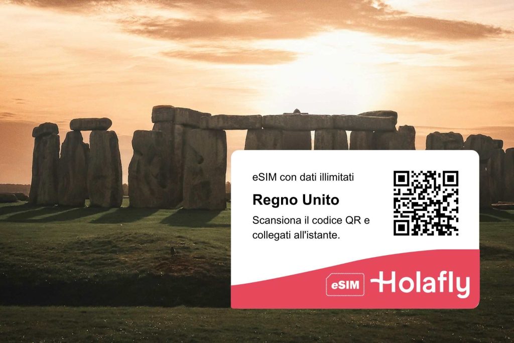 Scheda eSIM per il Regno Unito di Holafly