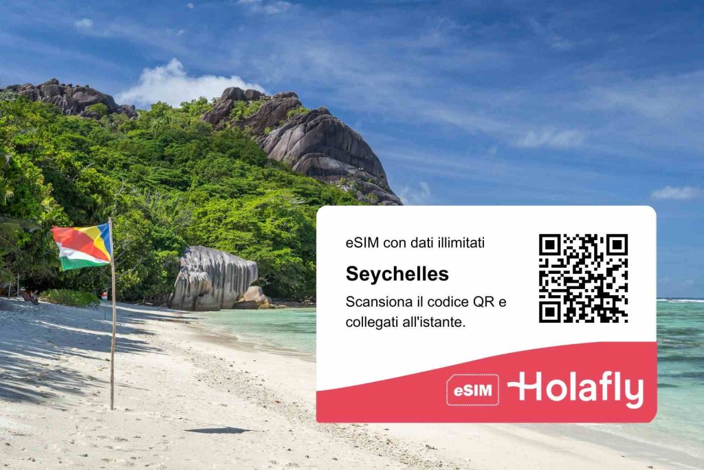 scheda eSIM per Seychelles di Holafly