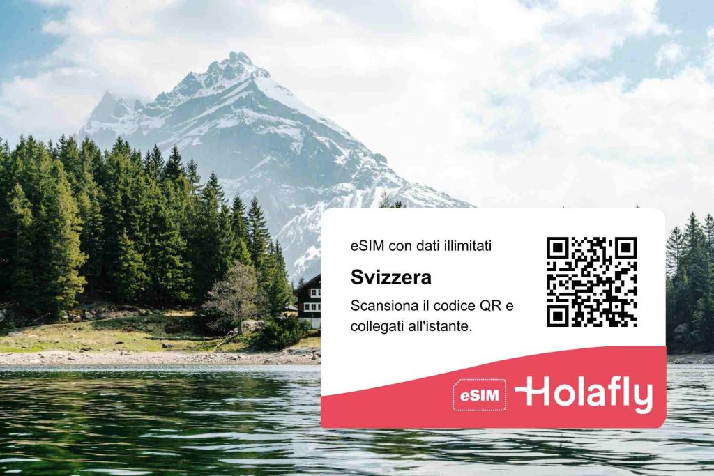 Scheda eSIM per Svizzera di Holafly