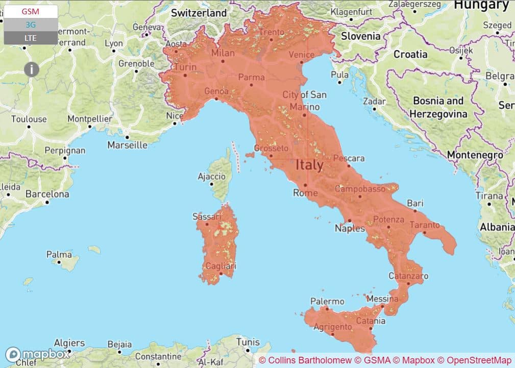 イタリア　インターネット 接続 Holafly eSIM オンラインショップ
