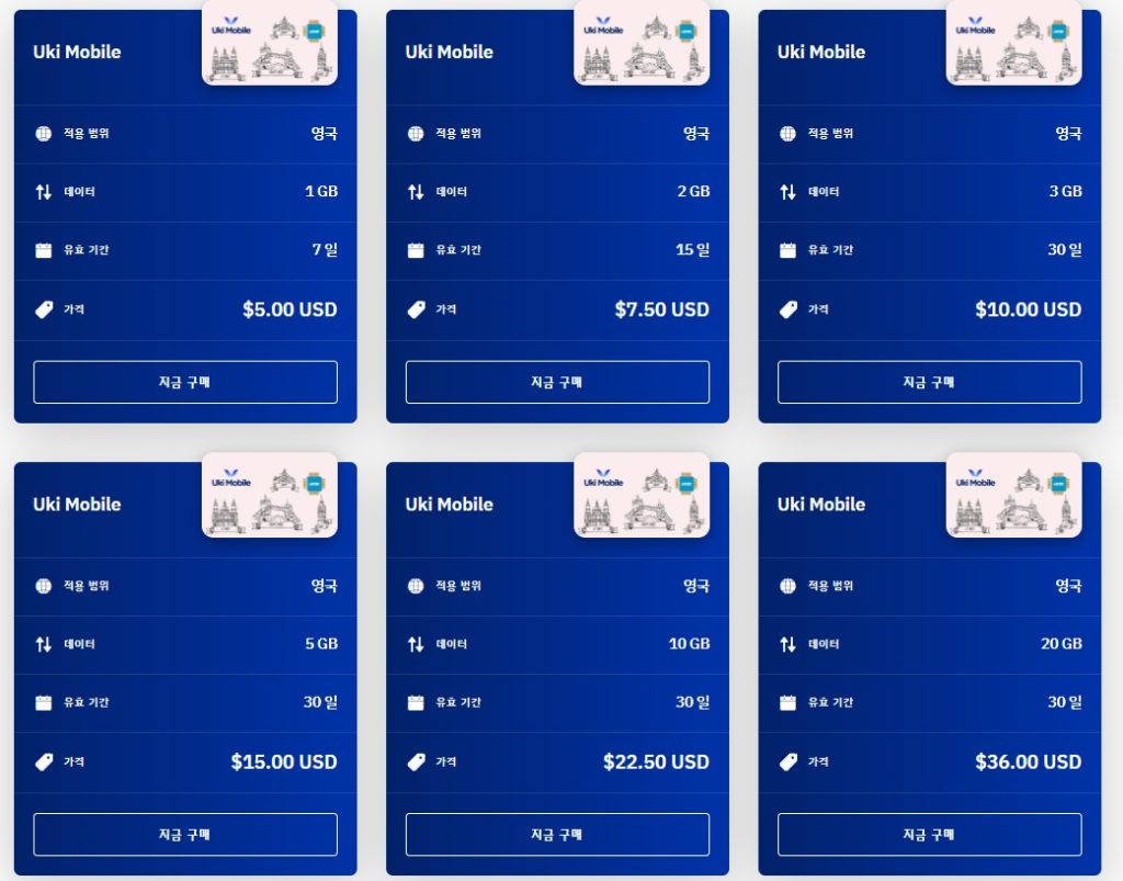 Airalo 영국 esim