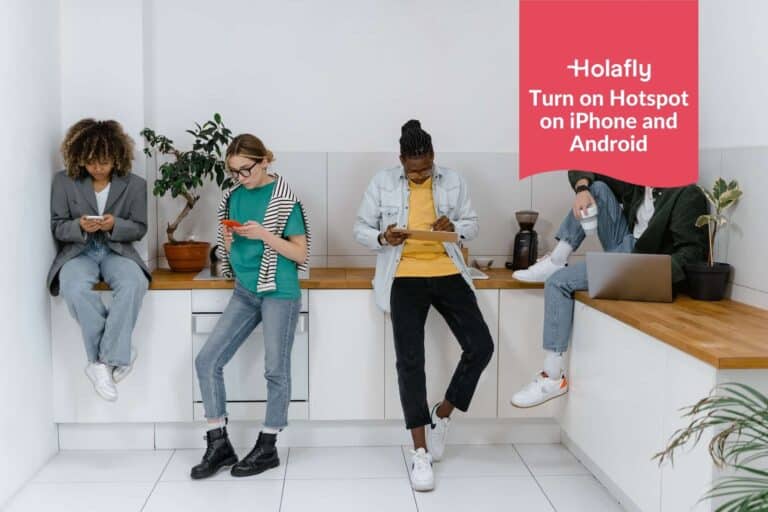 turn on hotspot on iphone and android