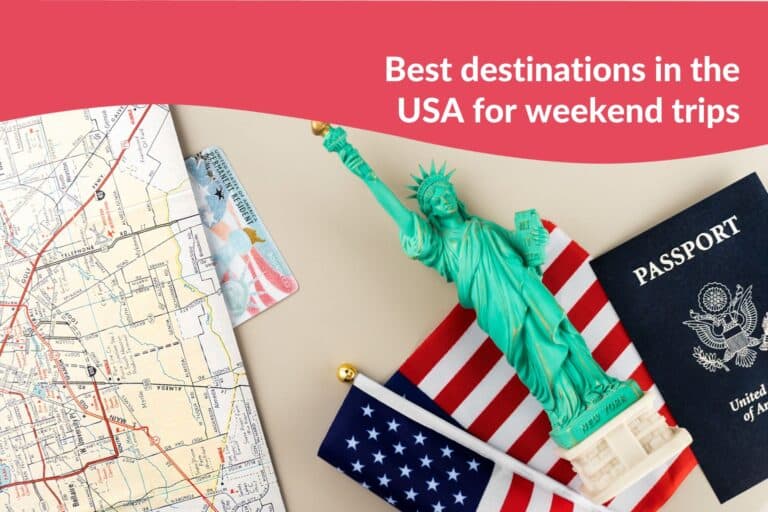 Best destinations in the USA for weekend trips