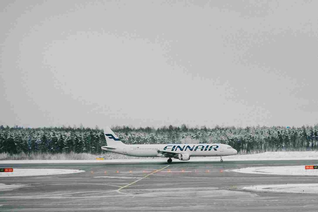 A Finnair é uma companhia aérea sueca.