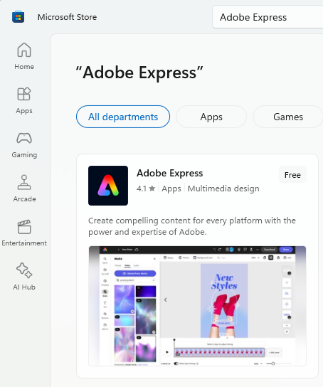 O Adobe Express é outro excelente aplicativo para stories criativos.