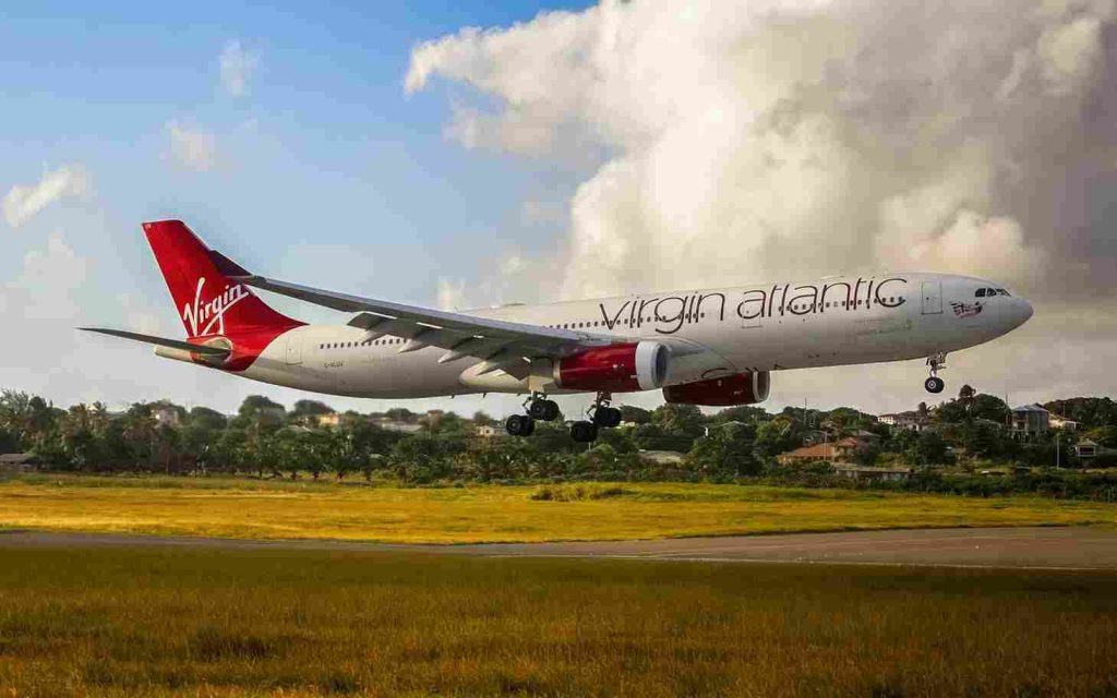 A Virgin Atlantic é uma companhia aérea inglesa.