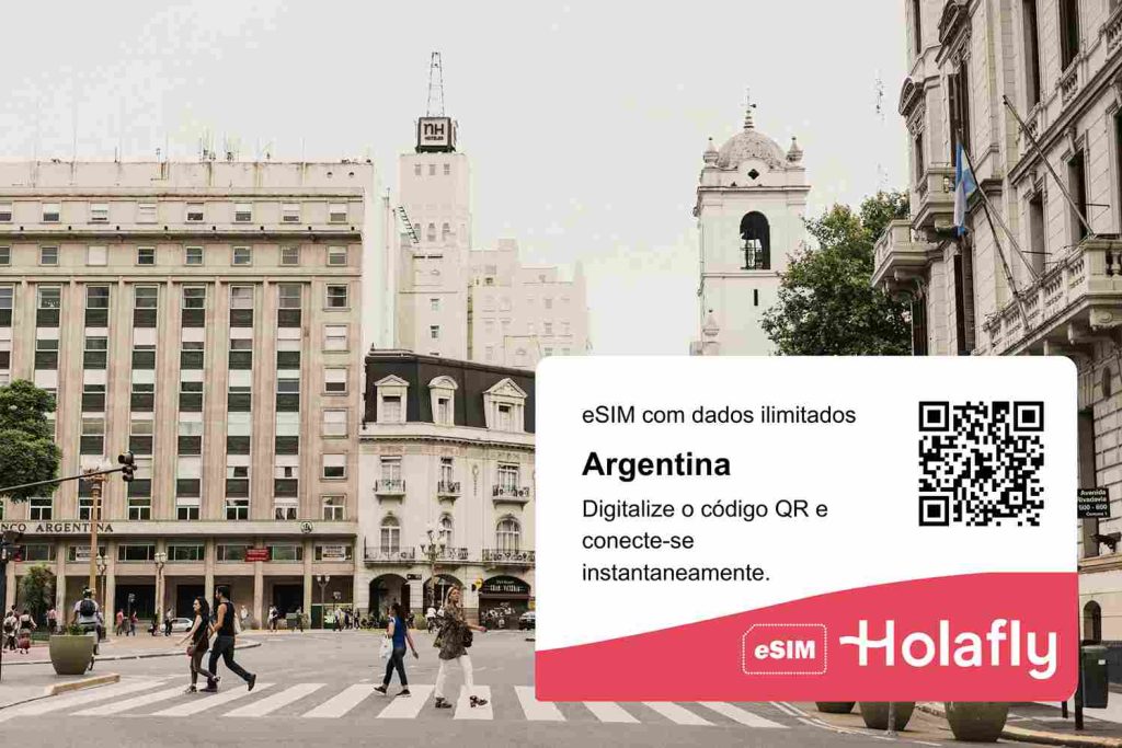 QR code para comprar um eSIM para Argentina