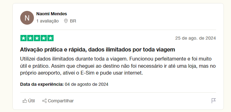 avaliação holafly trustpilot