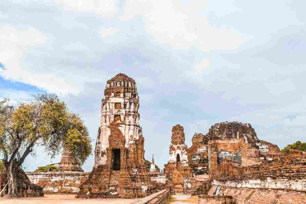 ruínas de Ayutthaya, Tailândia