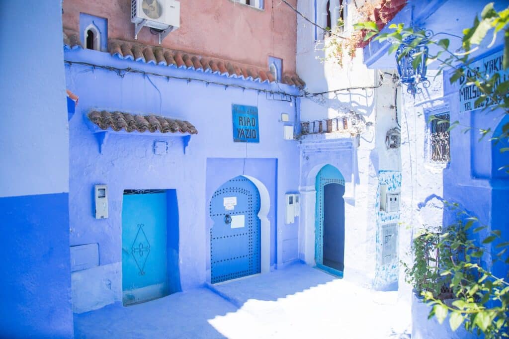 Chefchaouen city in Morocco