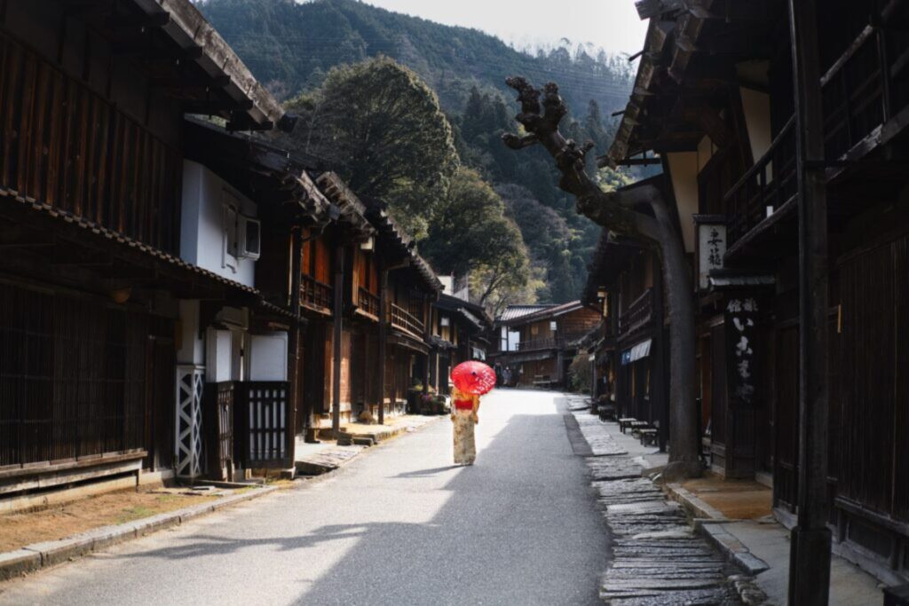 Clean and orderly streets in Japan