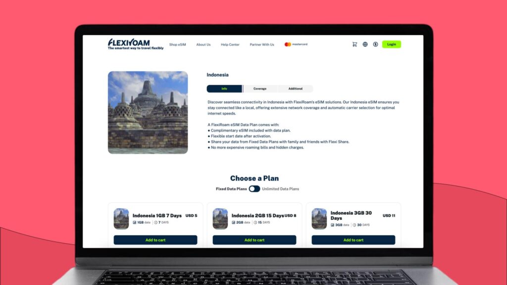 FlexiRoam eSIM for Indonesia