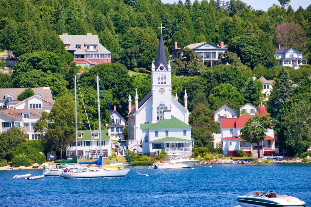 Architecture full of history on Mackinac Island