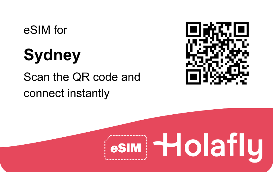 eSIM for Sydney QR