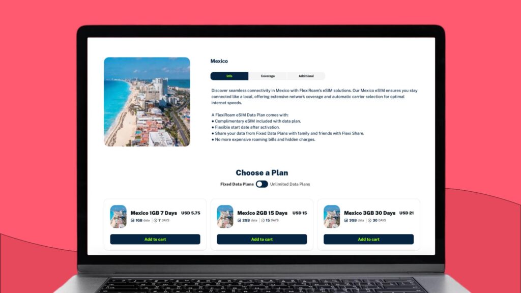 FlexiRoam eSIM Mexico