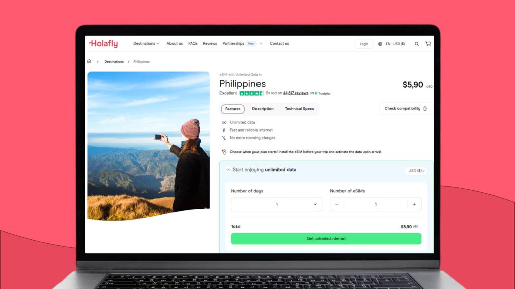 holafly esim for the philippines