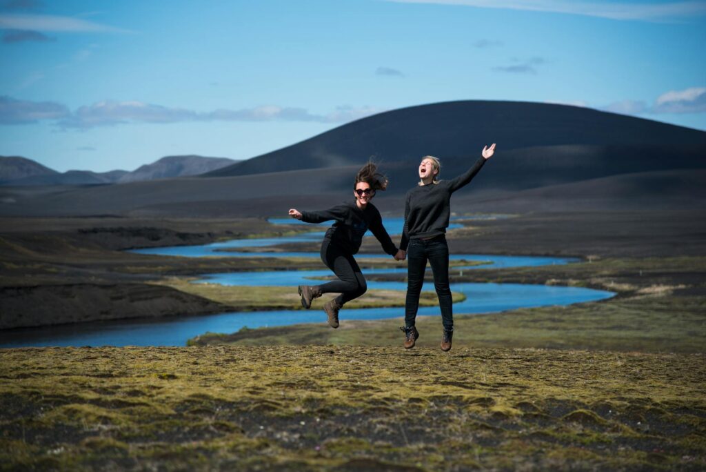 travelers in iceland