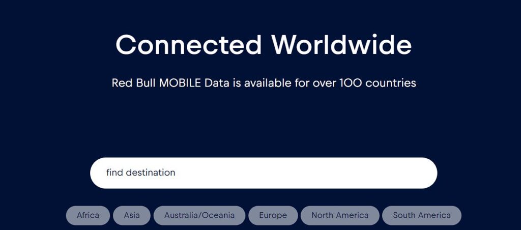 red bull mobile destinations