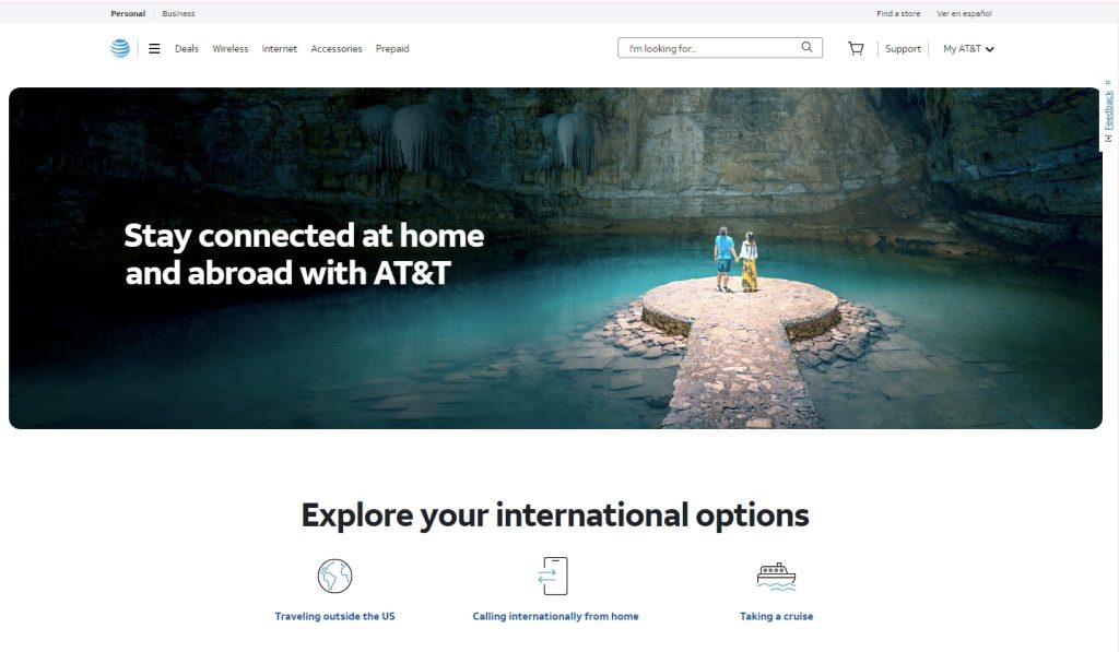 at&t home page