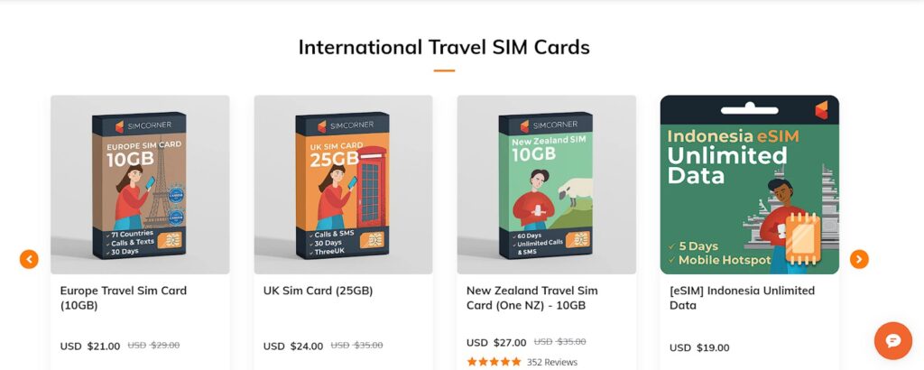 international travel sim cards