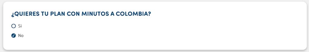 phone calls for colombia