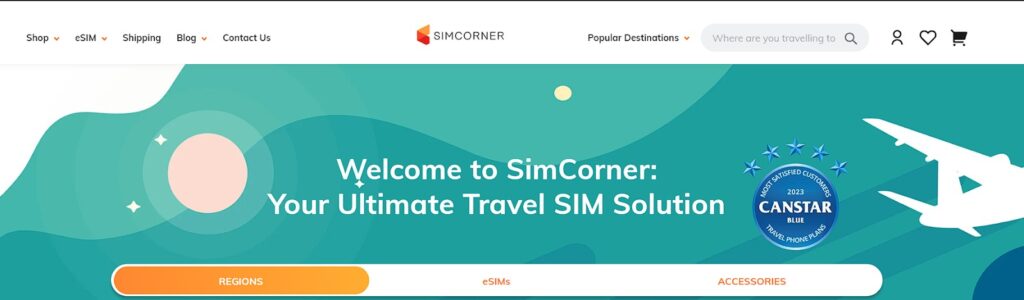 simcorner home website