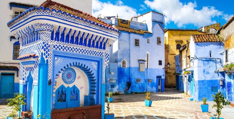 colorful moroccan streets