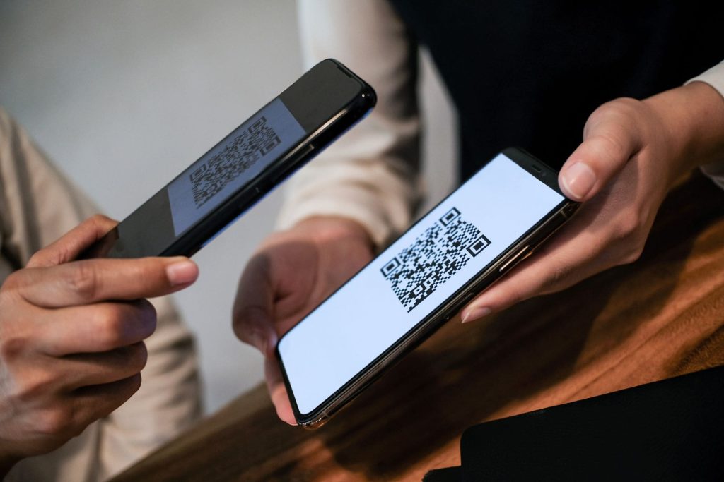 installation by scanning a QR code