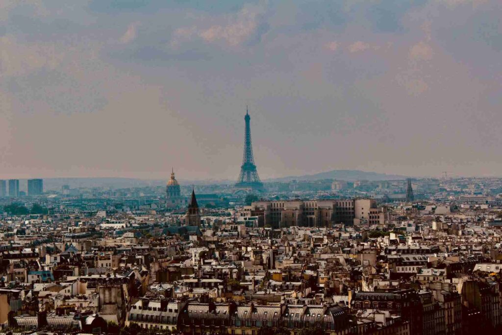 Paris city skyline