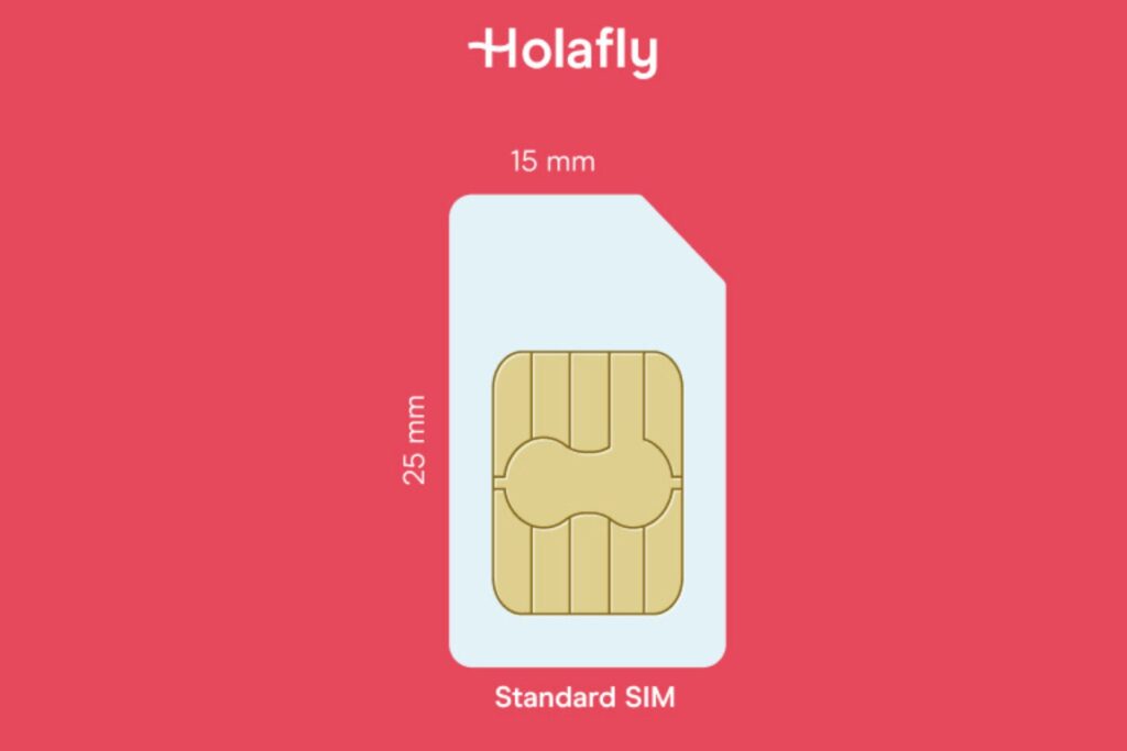 Standard SIM card size