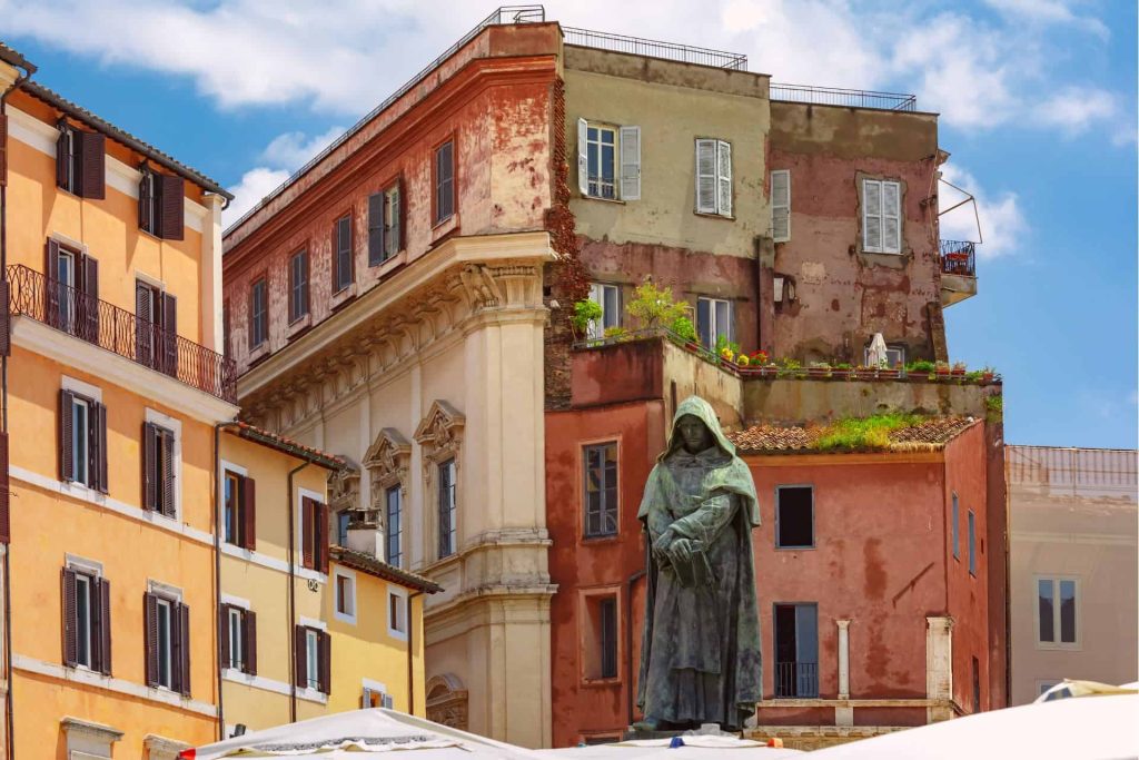 Giordano Bruno statue at Campo de' Fiori
