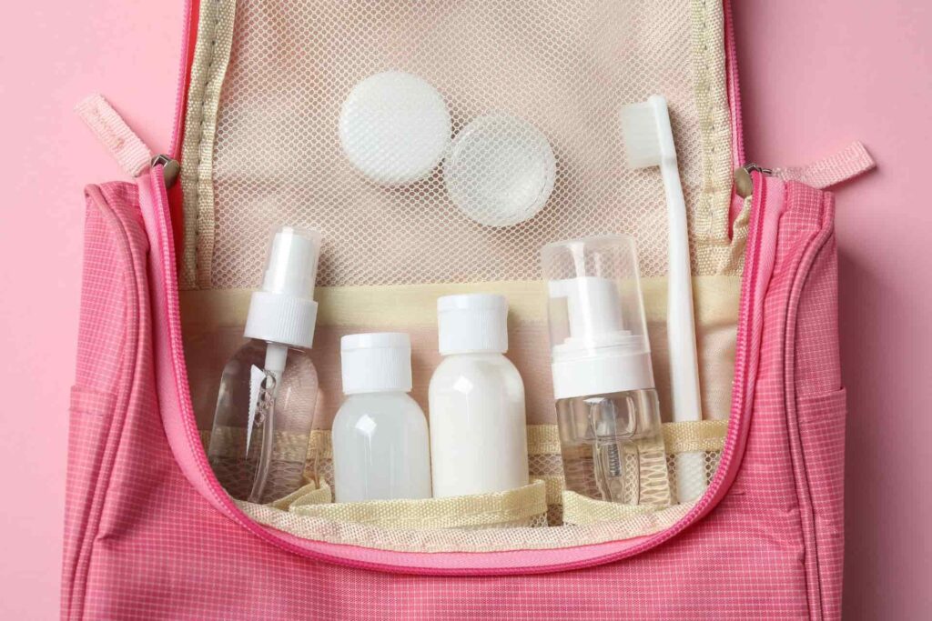 travel-size toiletries