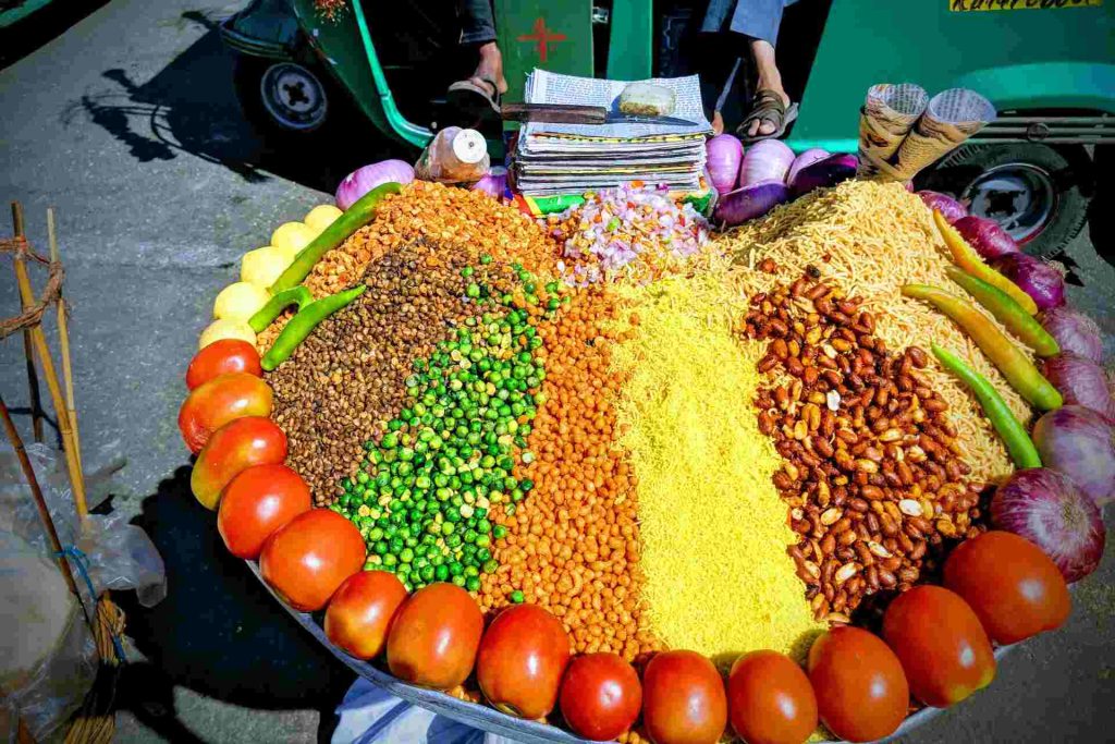 Street food in India