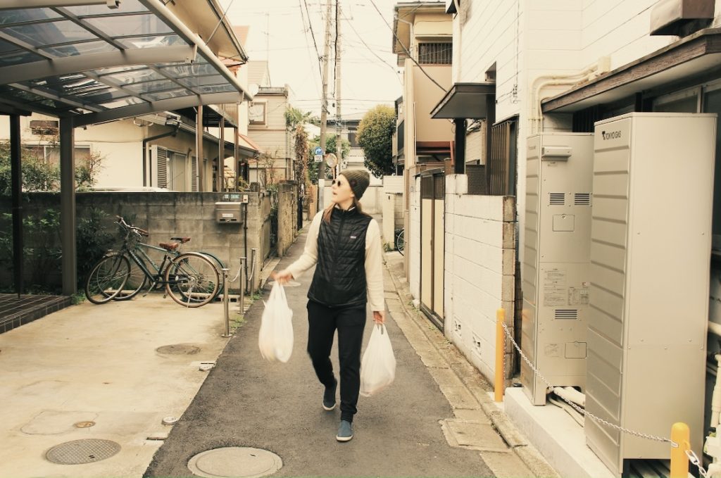 Walking the streets of a little village outside Kyoto