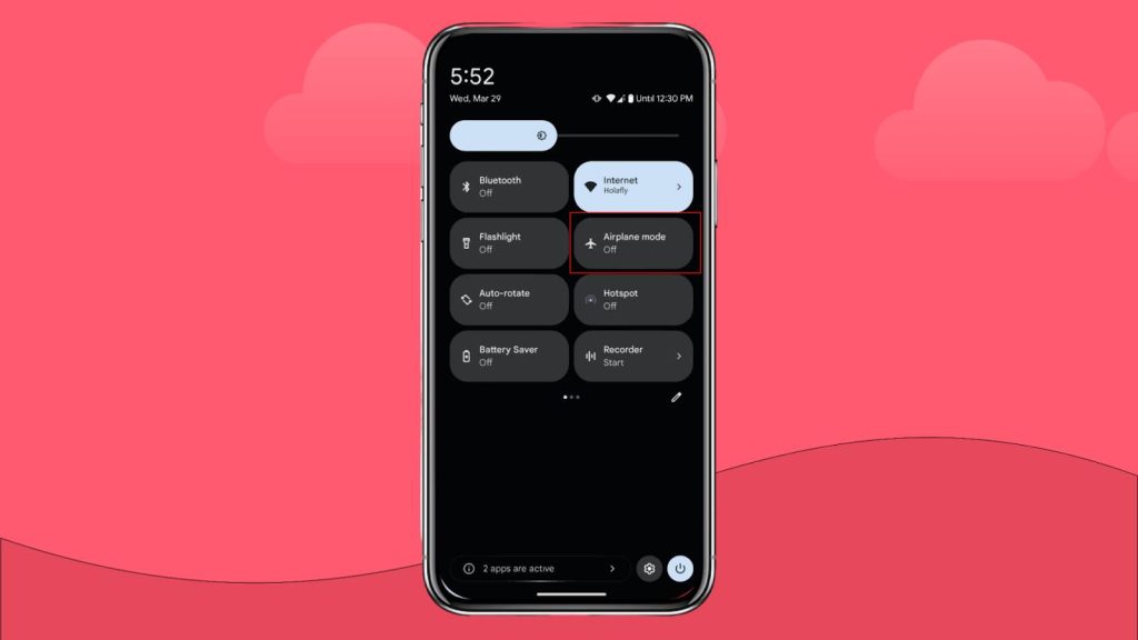 google pixel airplane mode