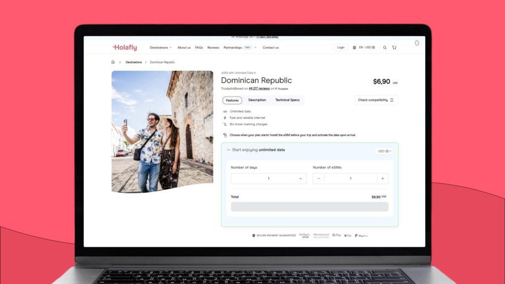 Holafly eSIM for the Dominican Republic
