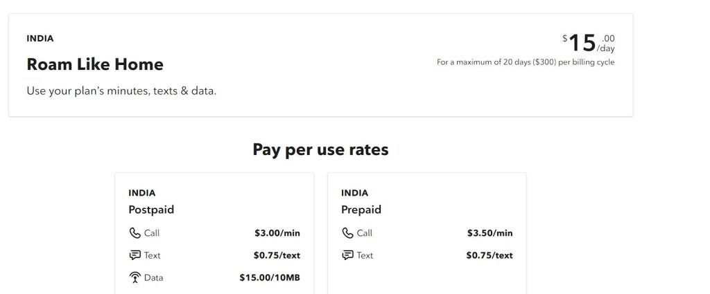 rogers roaming rates