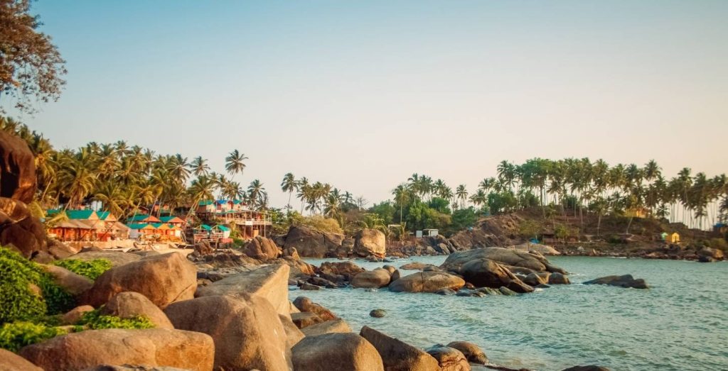 Beach shacks on Goa beaches