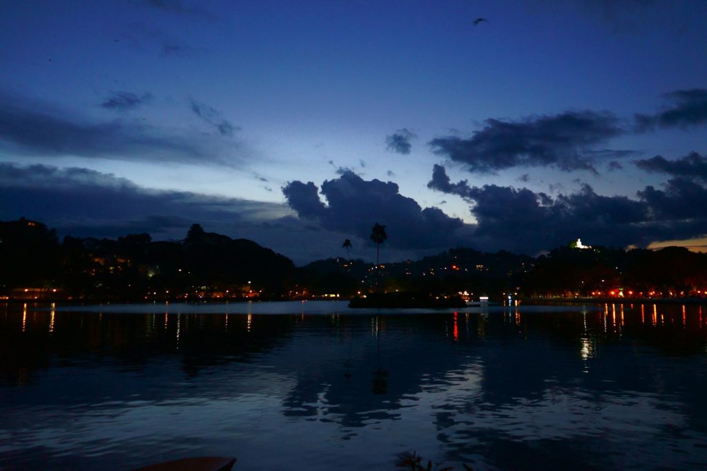 nighttime in kandy