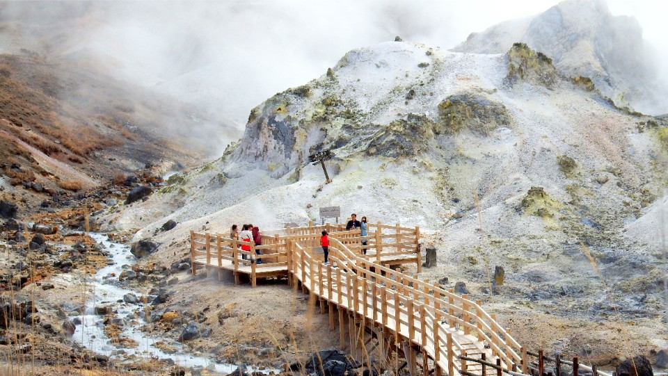 北海道、東北賞楓景點 #1｜登別地獄谷